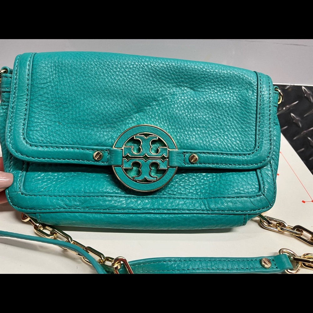 Amanda Mini Crossbody Bag, Turquoise
